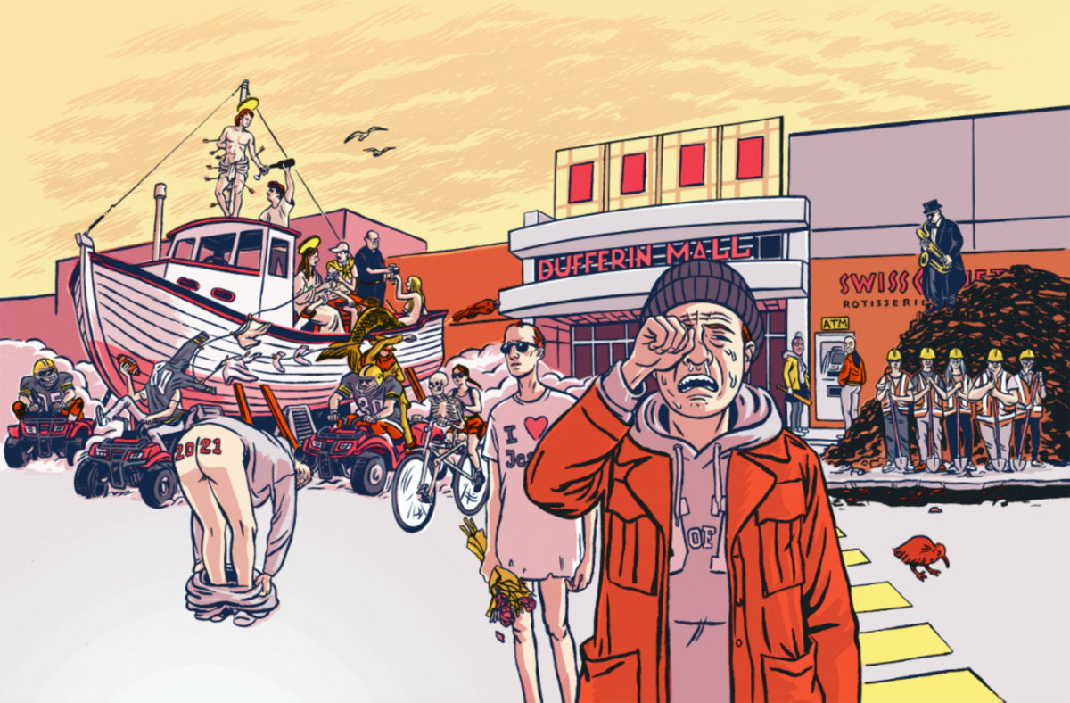 Kiwi Jr. "Cooler Returns" Lyric Zine by Dmitry Bondarenko