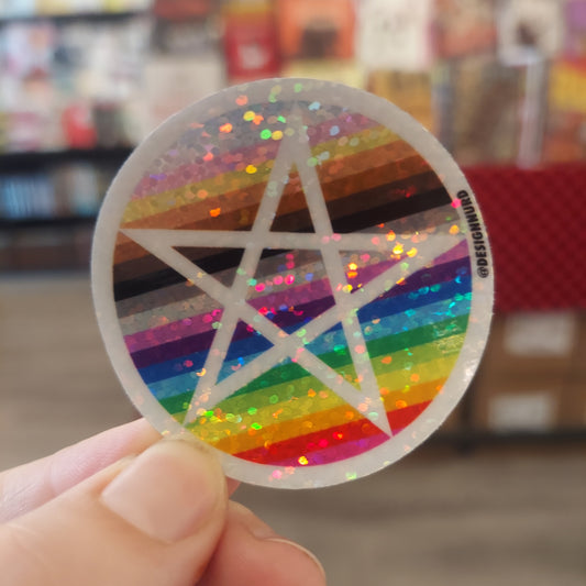 Sticker: Rainbow Pentagram by Diego Gomez