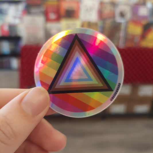 Sticker: Rainbow Triangle by Diego Gomez