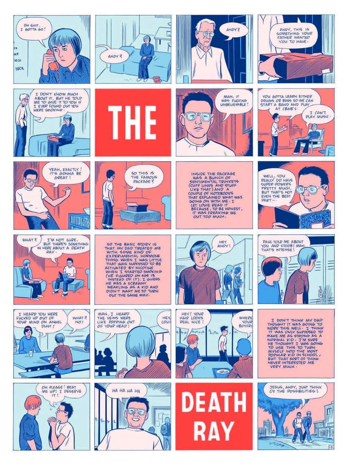The Death-Ray by Daniel Clowes (PB)