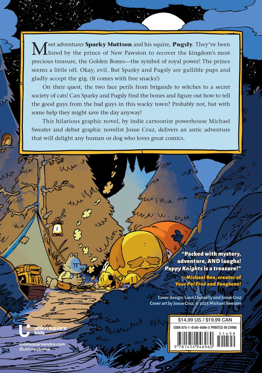 Puppy Knights: Quest for the Golden Bones by Michael Sweater and Josue Cruz