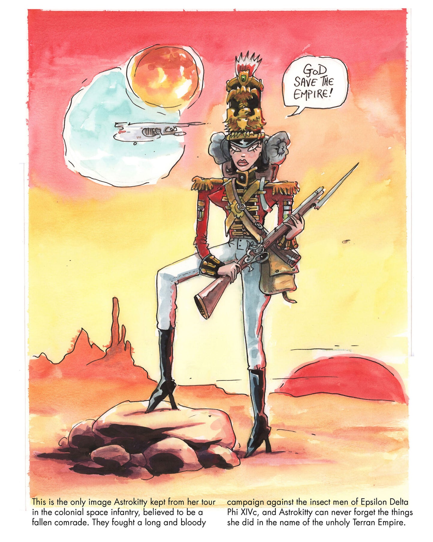 Astrokitty in Urfspace by Chuck Whelon