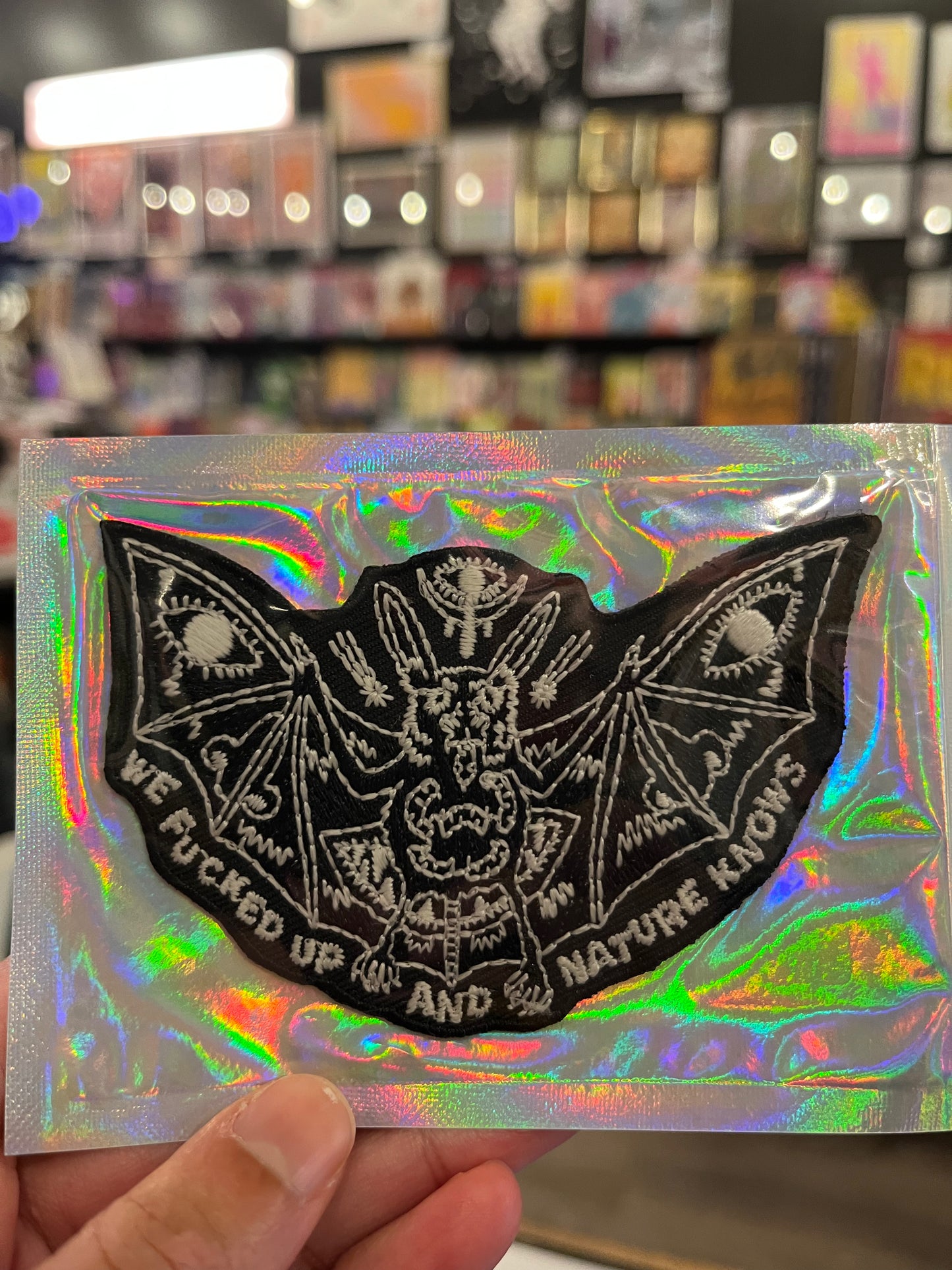 Embroidered Patch: Nature Knows by Inés Estrada