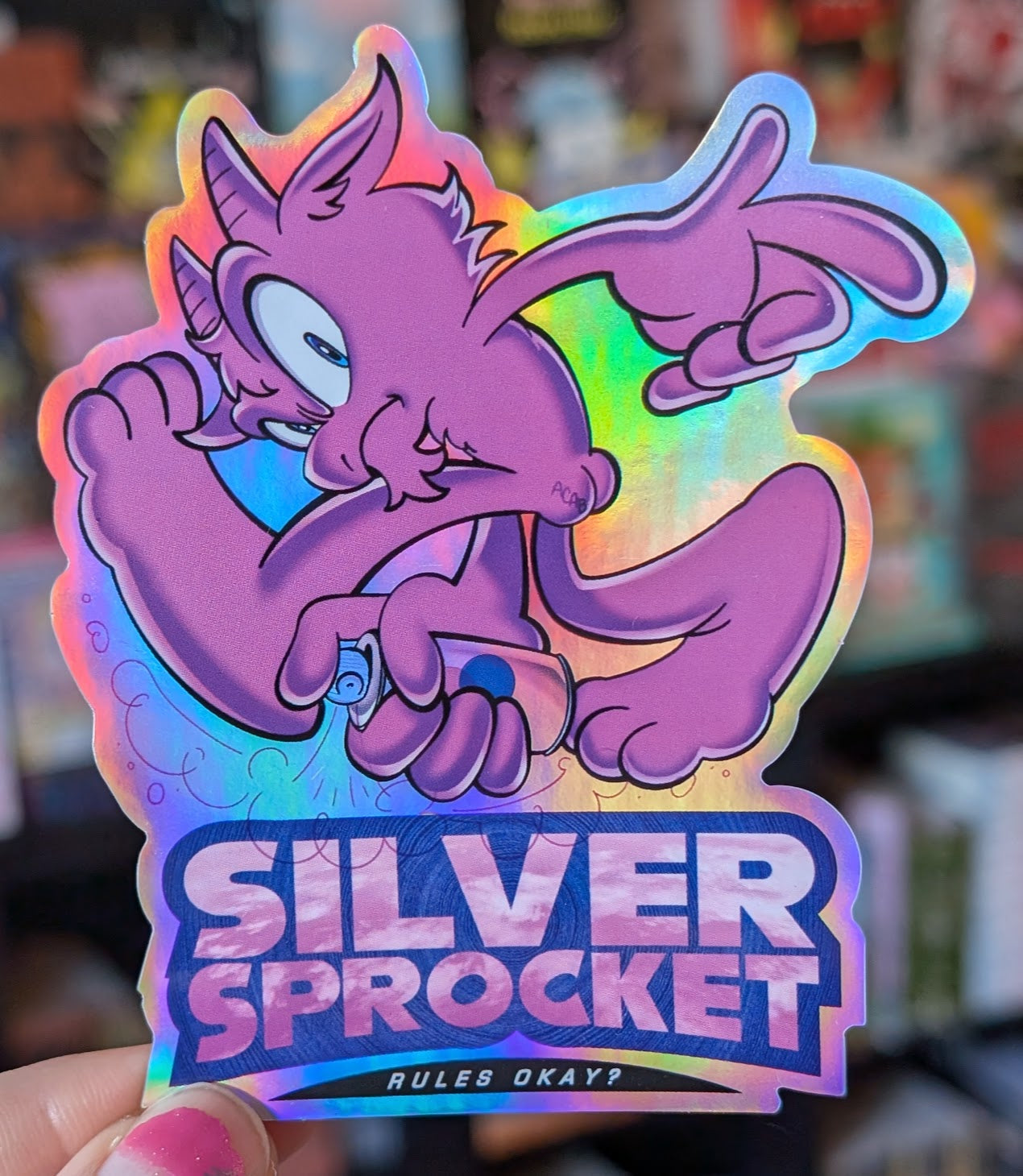 Sticker: Sonic Goat by Eric Kubli