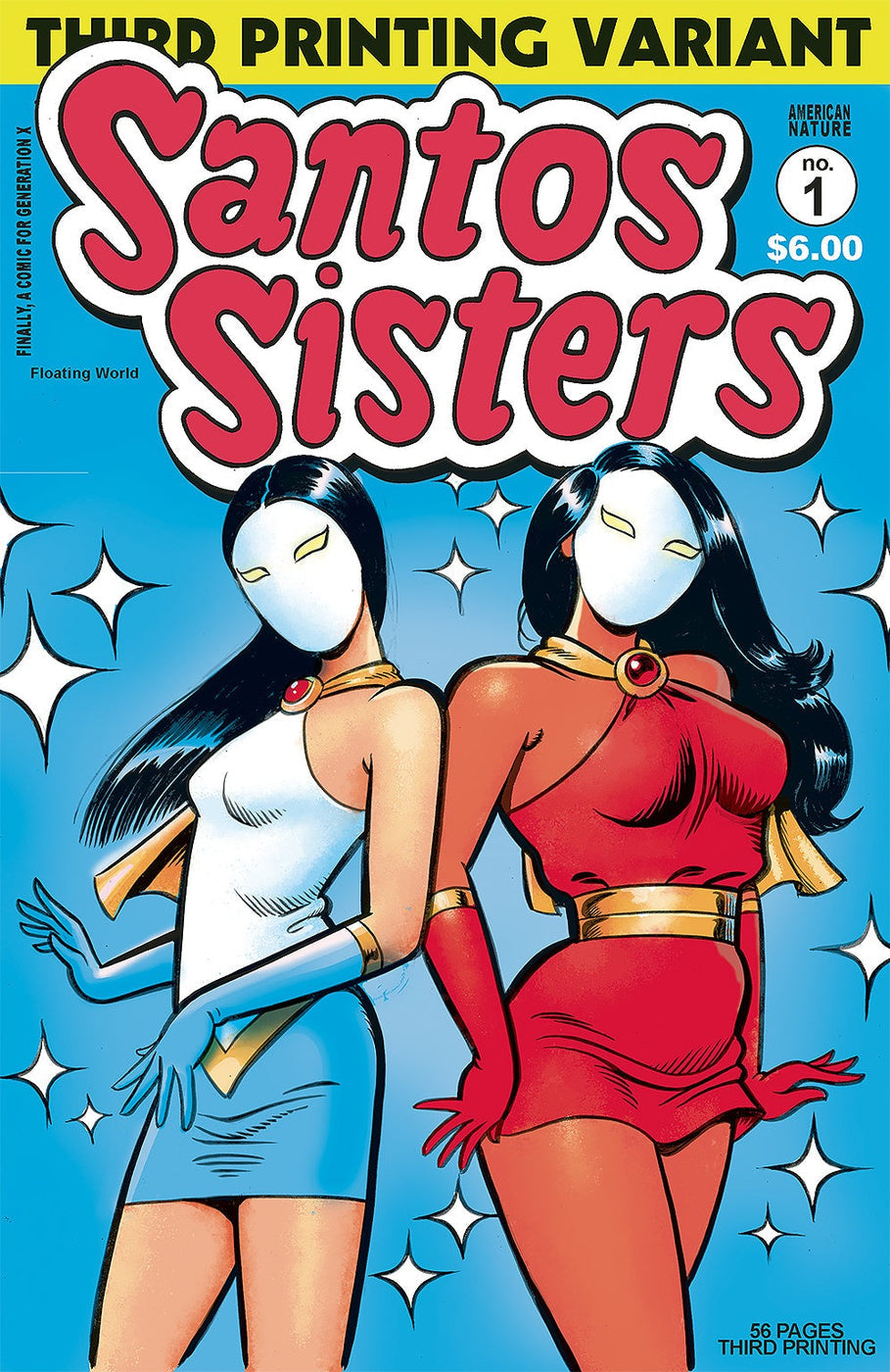 Santos Sisters #1 (Third Printing Variant) by Greg and Fake