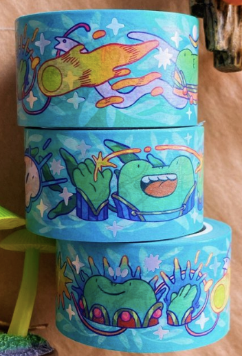 Washi Tape: Grog the Frog