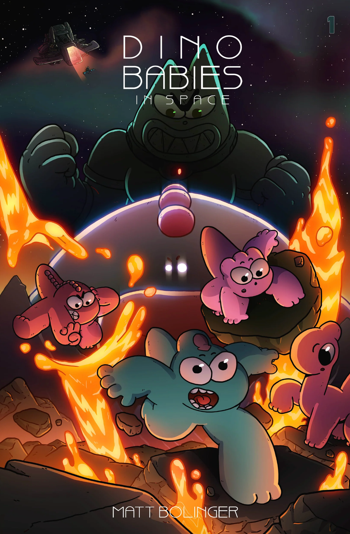 Dino Babies in Space Vol.1 by Matt Bolinger