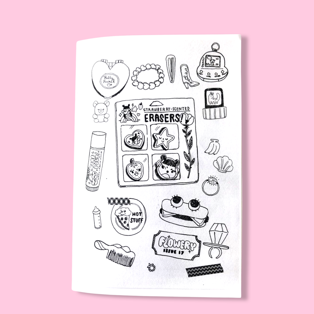 Flowery Zine # 17 by Mel Stringer