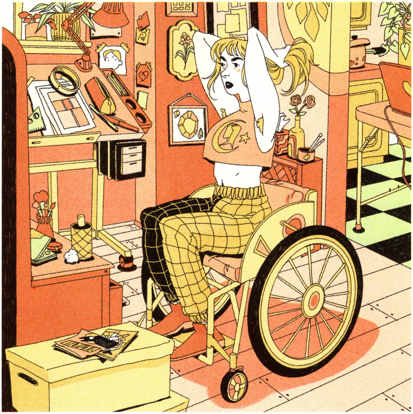 RISOGRAPH PRINT: Rite of Creation From Rituals by Nicole Goux