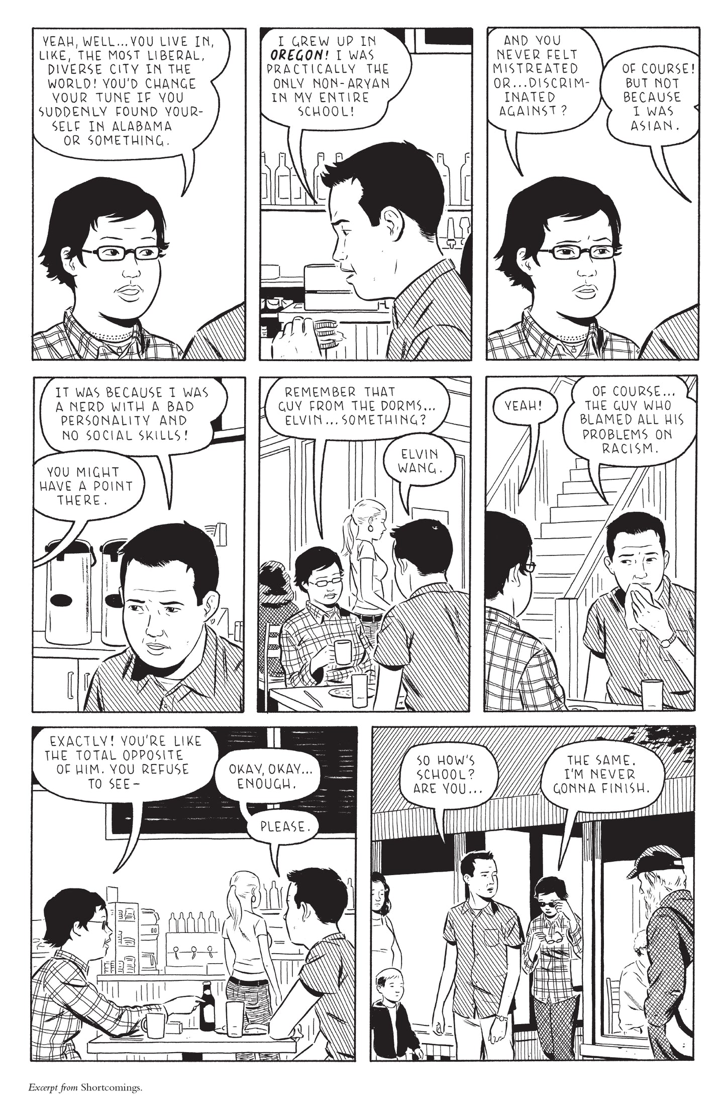 Shortcomings by Adrian Tomine