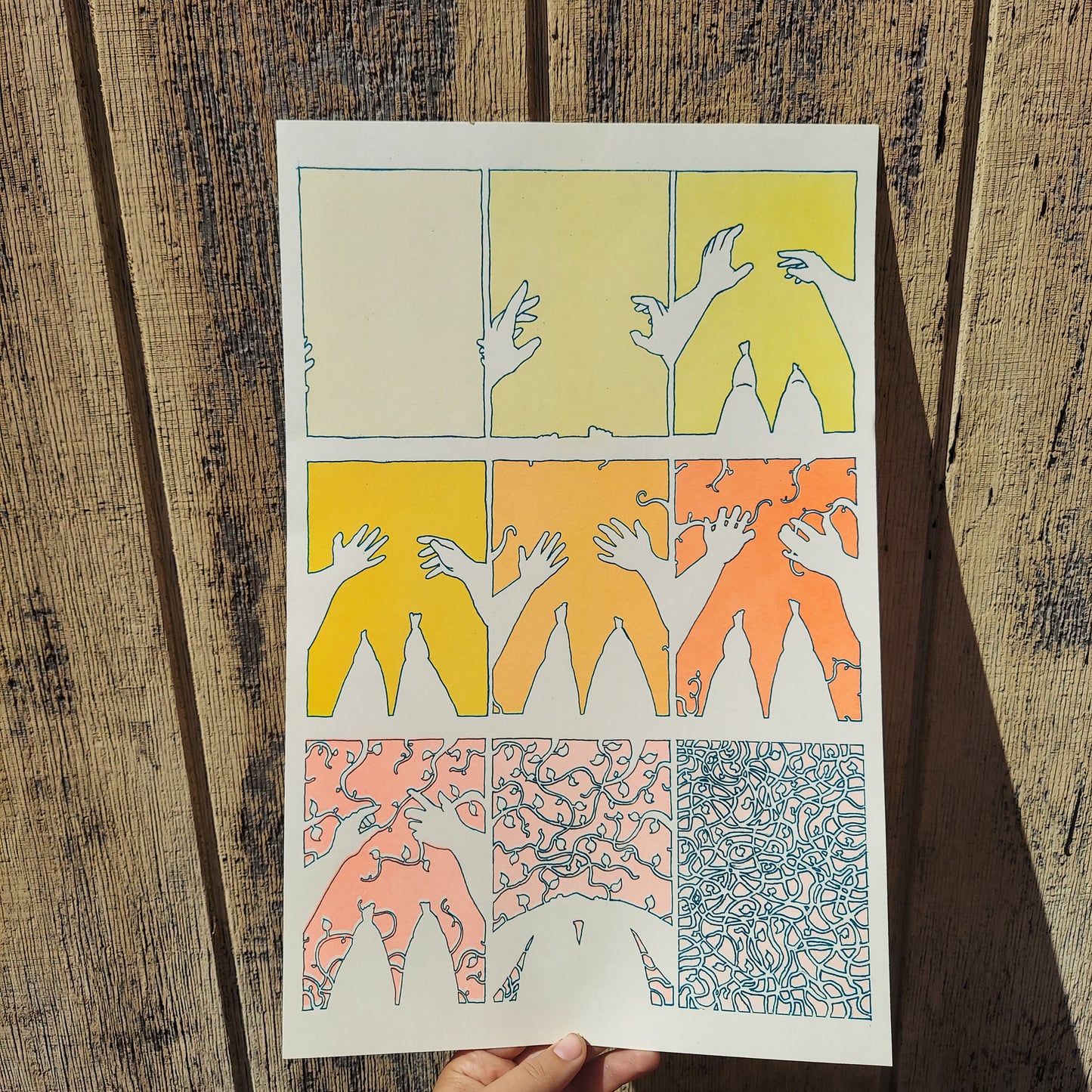 11x17 'Falling' Print by Sarah Maloney