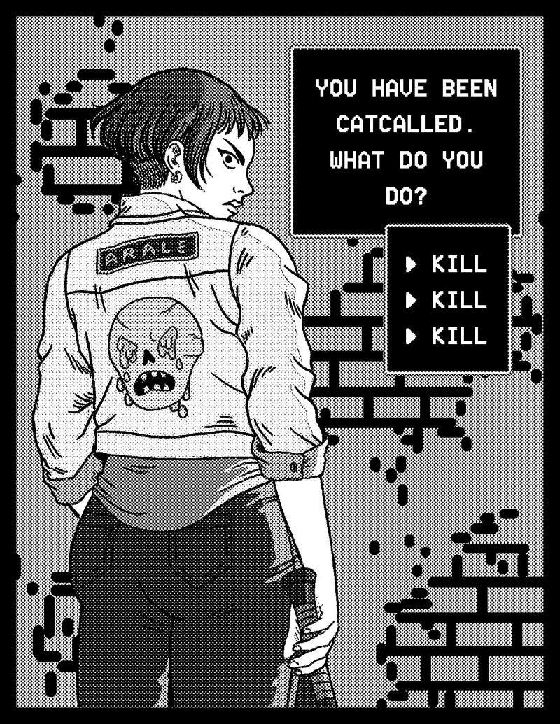 Sticker: You Have Been Catcalled, What Do You Do? by Jenn Woodall