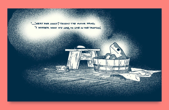 A Frog In The Fall by Linnea Sterte