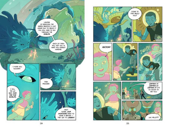 5 Worlds Book 5: The Emerald Gate By Mark Siegel and Alexis Siegel