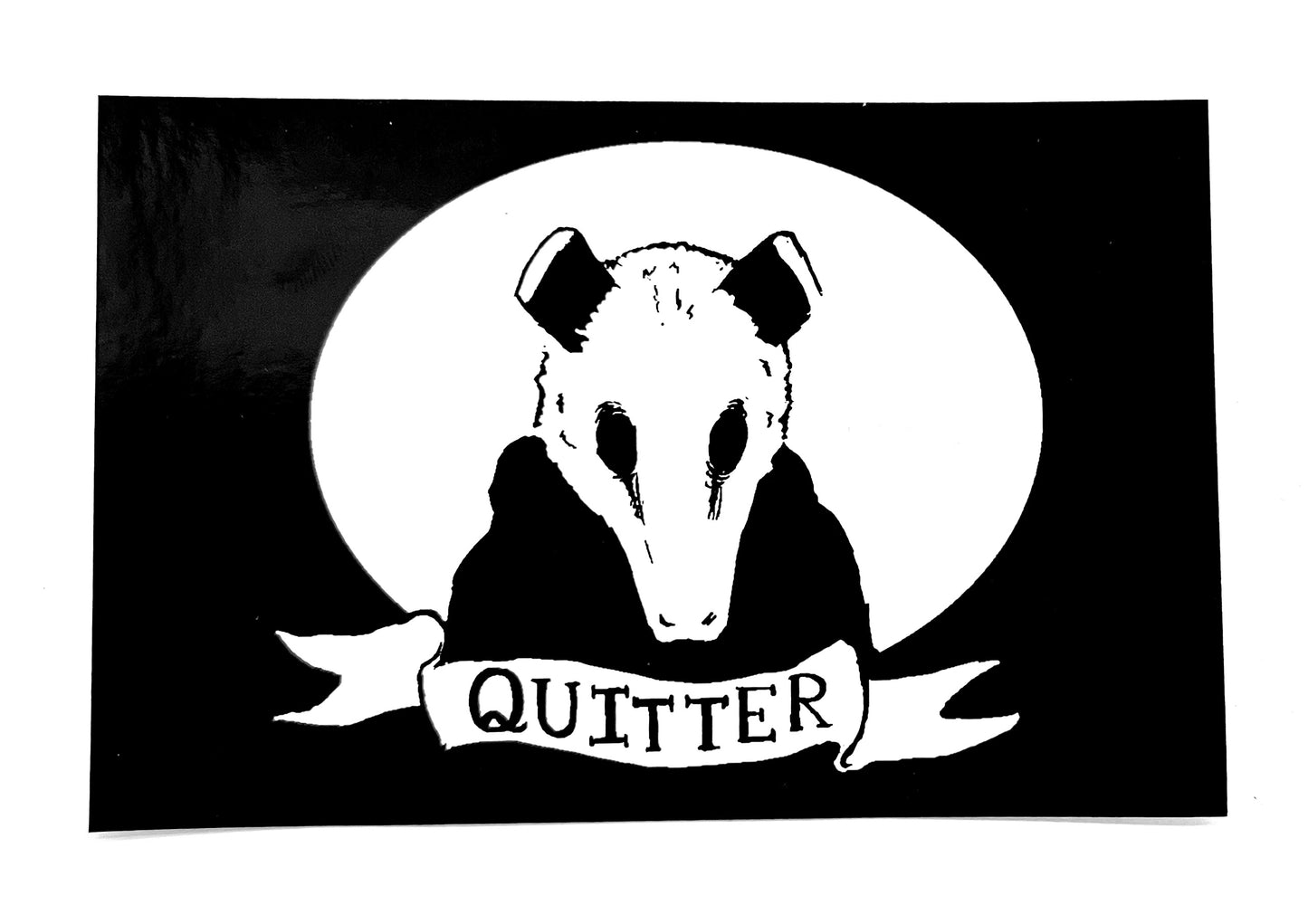 Sticker: Clementine "Quitter" by Lauren Monger