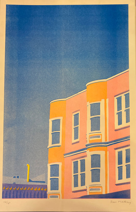 Risograph Print: SF Corner (11"x17") by Ian Mackay