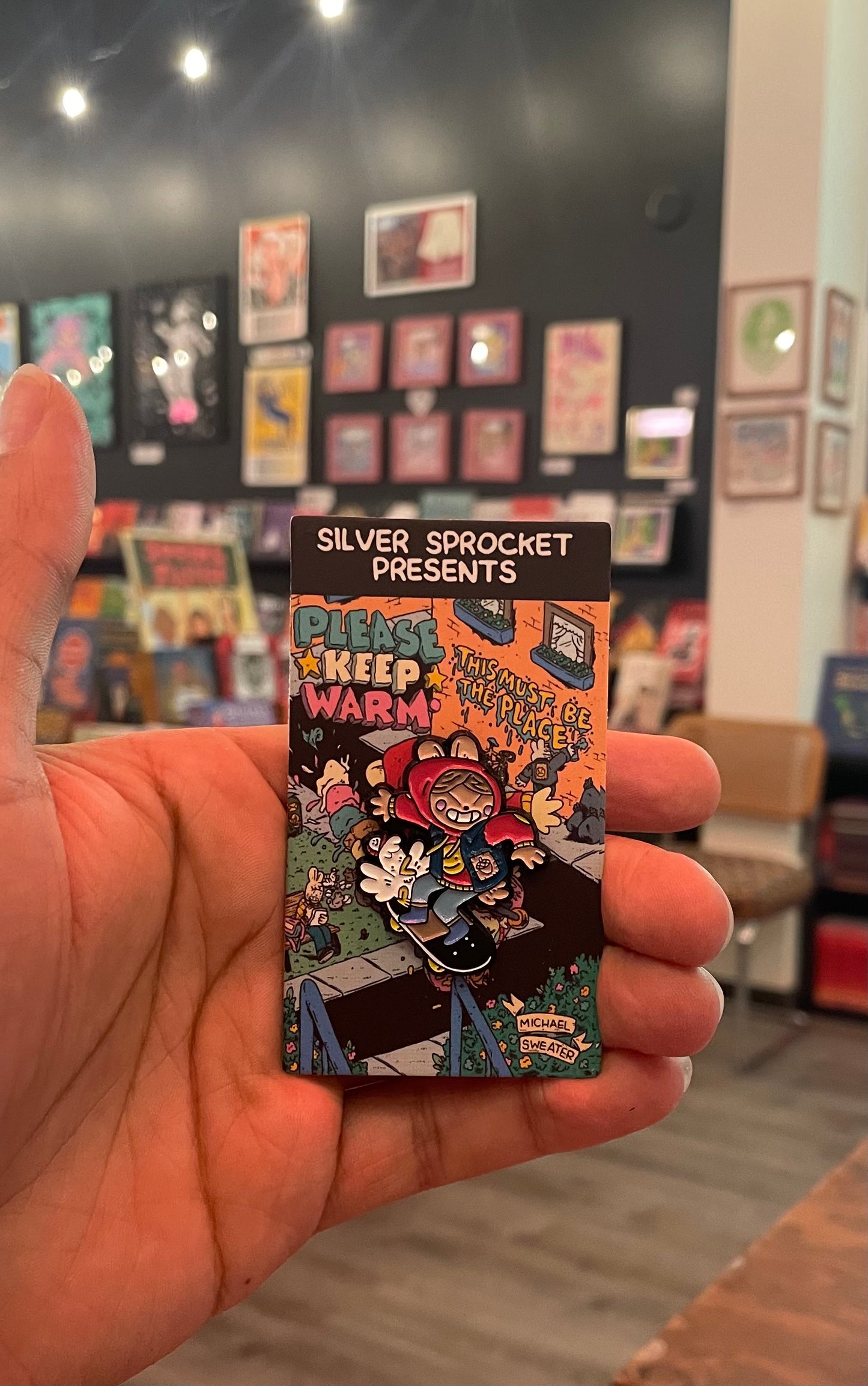 Enamel Pin: Clover by Michael Sweater