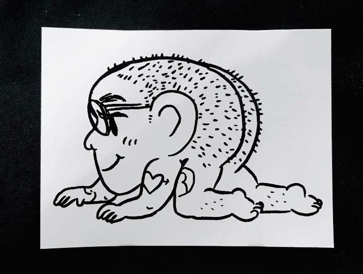 Sticker: Baby Butthead by Ashley Robin Franklin