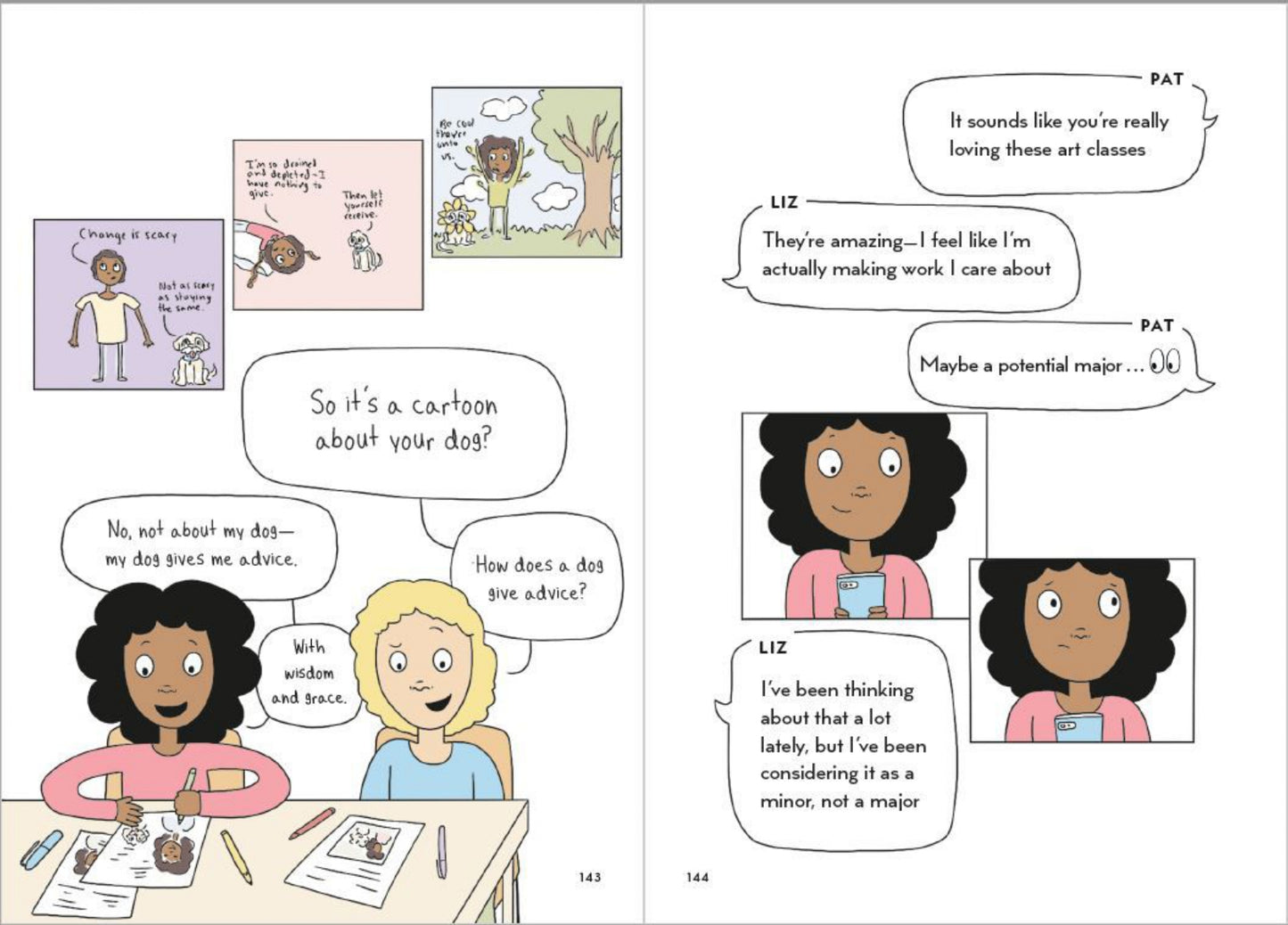 Maybe An Artist, A Graphic Memoir By Liz Montague