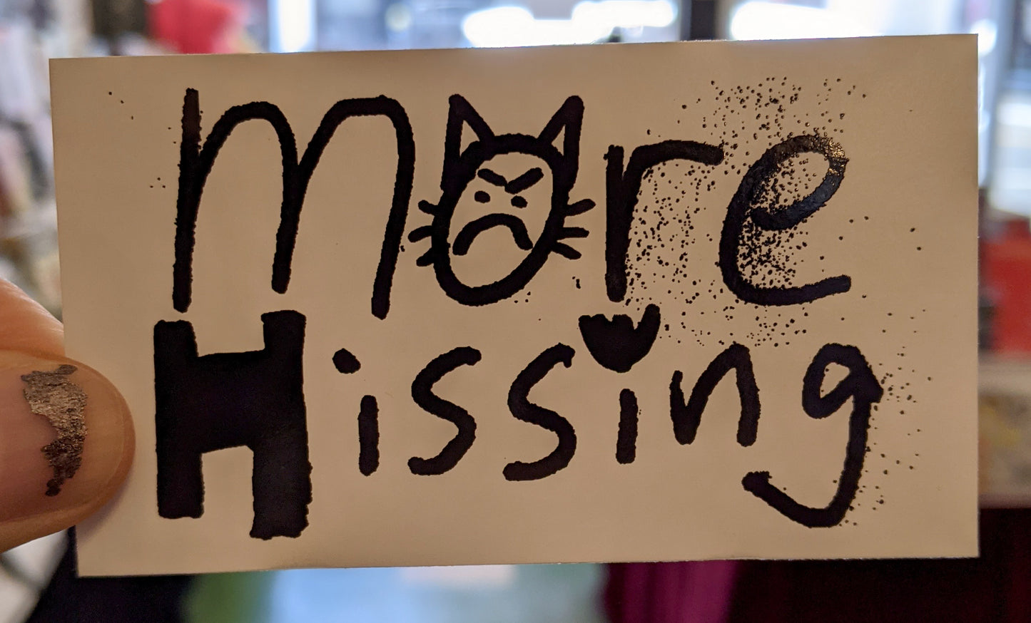 More Hissing Sticker