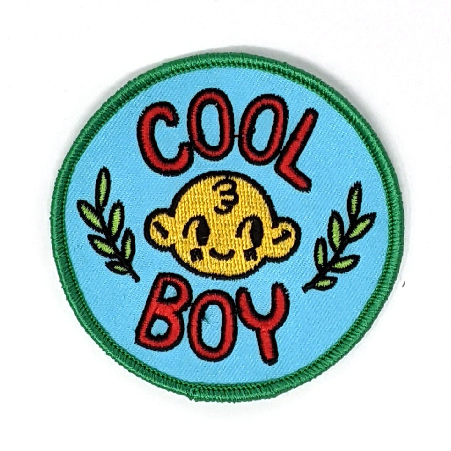 Embroidered Patch: Cool Boy by Benji Nate