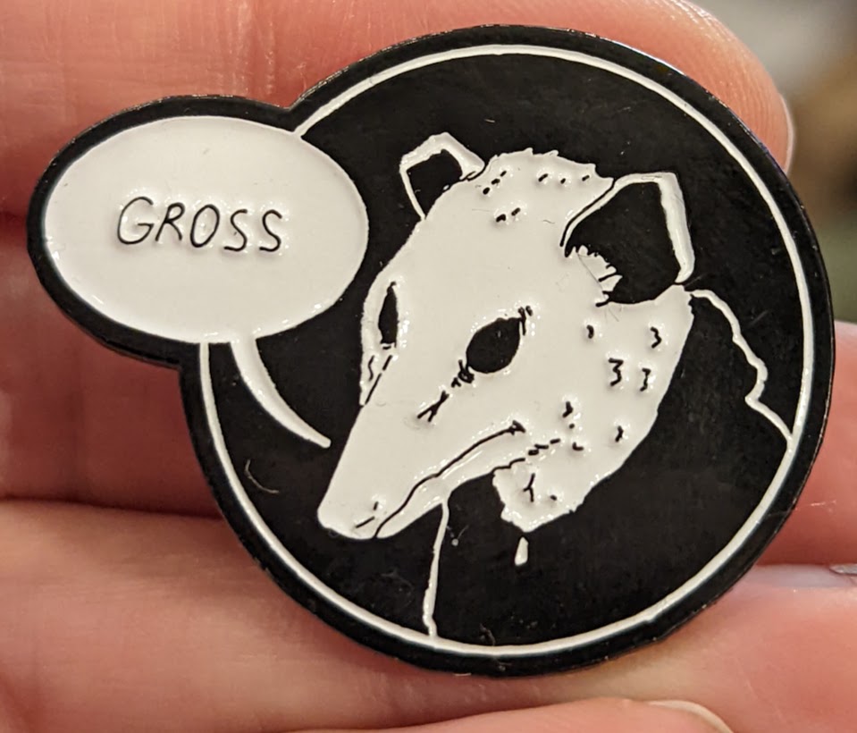 Enamel Pin: Gross by Lauren Monger