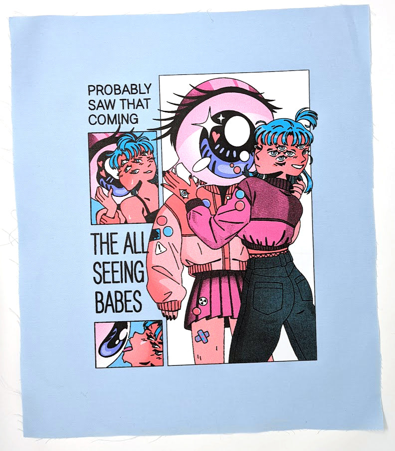 Back Patch: All Seeing Babes by Peo Michi