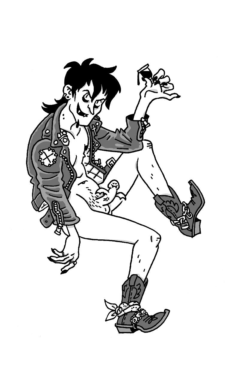 Sticker: Radlands Le Vampir! Nosferatu!! by Liz Suburbia