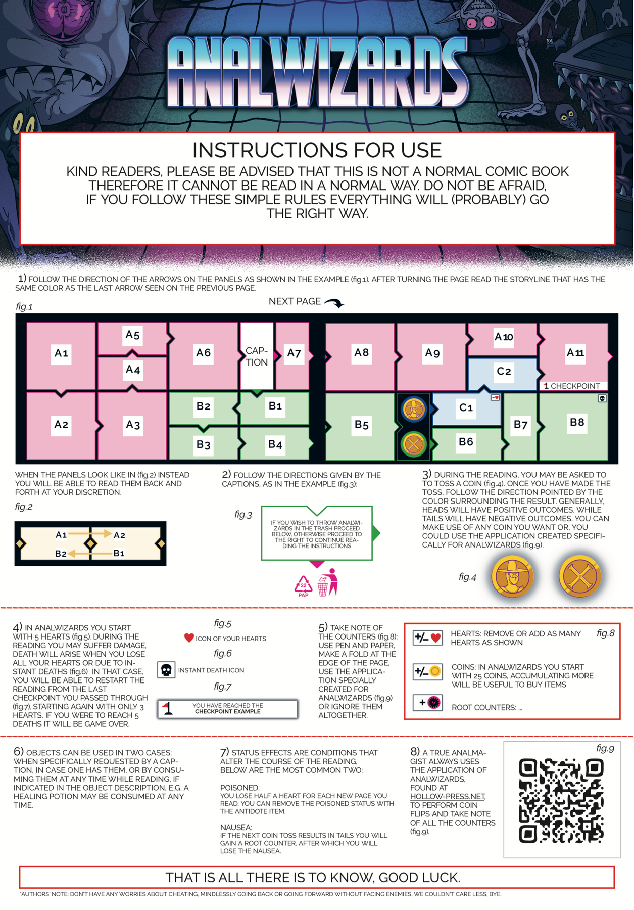 ANALWIZARDS: A Comic Game Book by Genchi Brothers