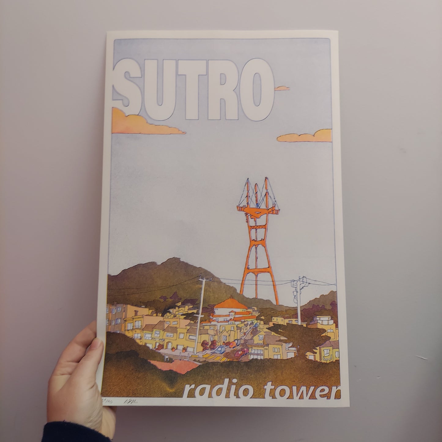 Risograph Print: Sutro (11"x17") by Liana Krakirian