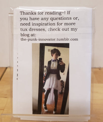 The DIY Guide to Making Your Own Tux Dress by Jack Hengesbach