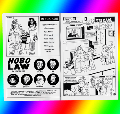 Hobo Law Comic by Pat Rooks