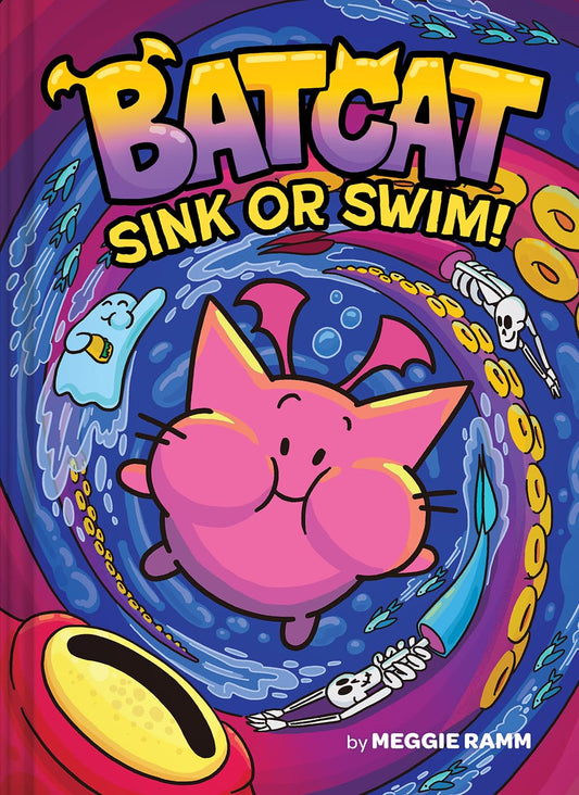 Batcat: Sink or Swim! (BatCat Book#2, hardcover) by Maggie Ramm
