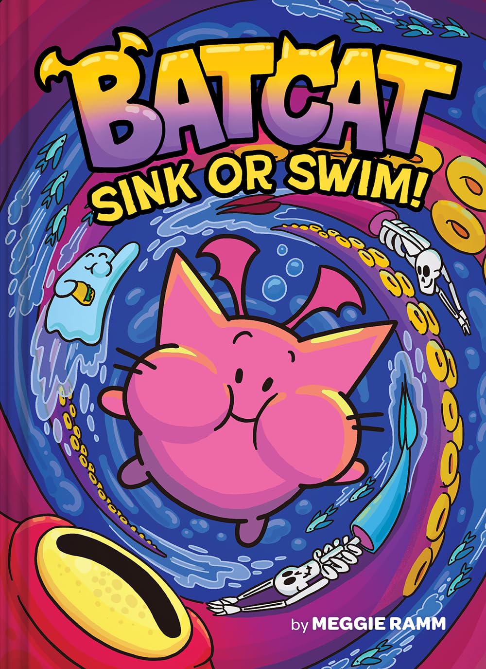 Batcat: Sink or Swim! (BatCat Book#2, hardcover) by Meggie Ramm