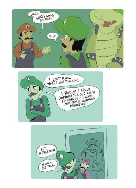 Bowser + Luigi Are In Love by Ariel Slamet Ries – Silver Sprocket