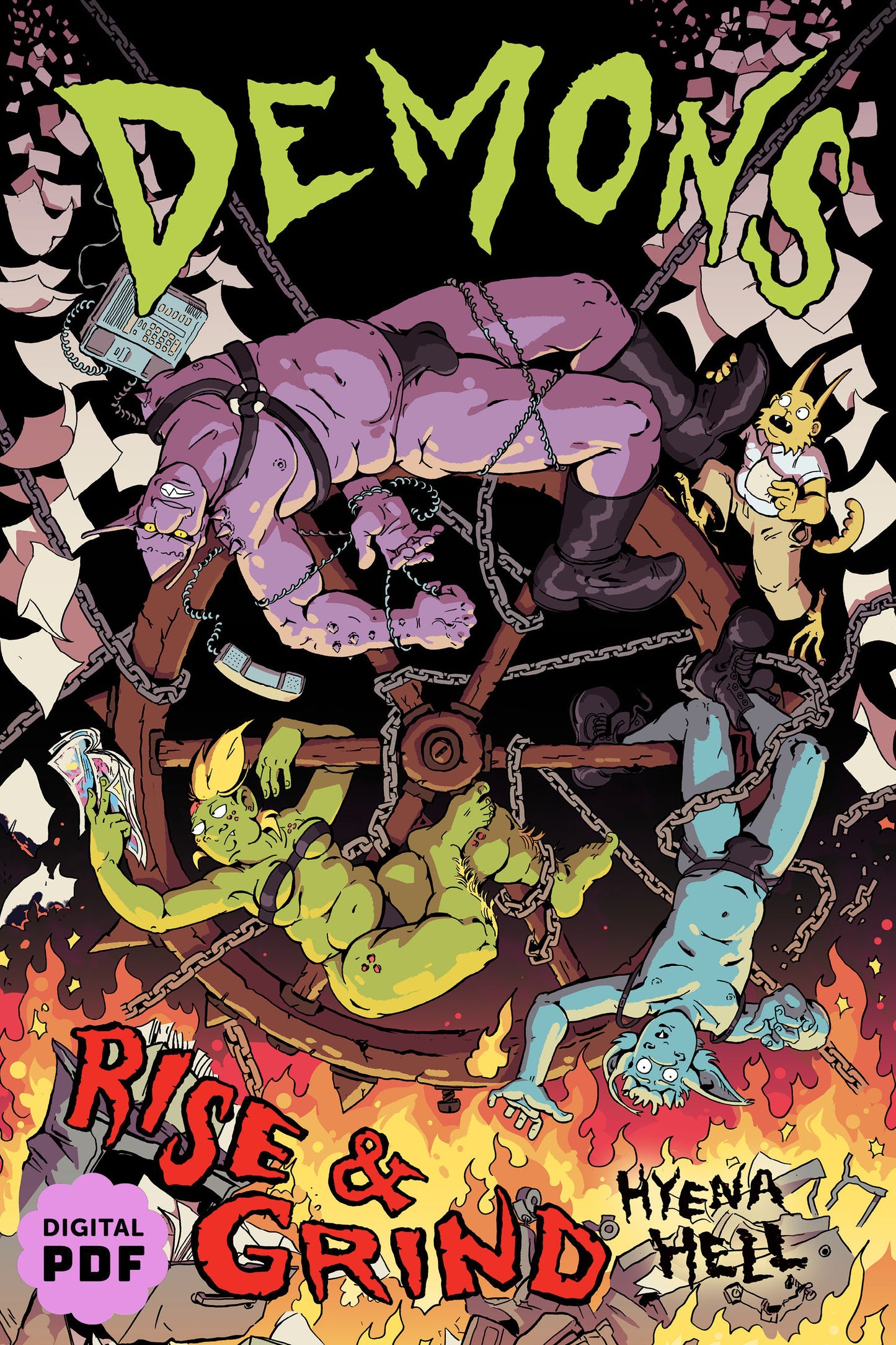 PDF Download: Demons: Rise and Grind by Hyena Hell