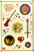 The Chromatic Fantasy sticker sheet by H.A.