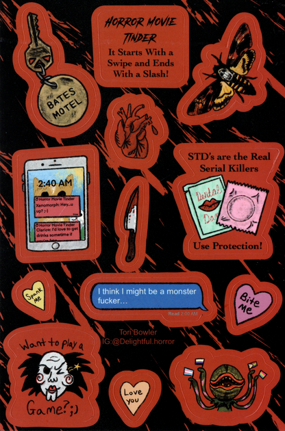 Horror Movie Tinder by Tori Bowler