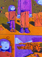 Garfield Beach Risograph Print (8.5" x 11") by Daniel Zhou