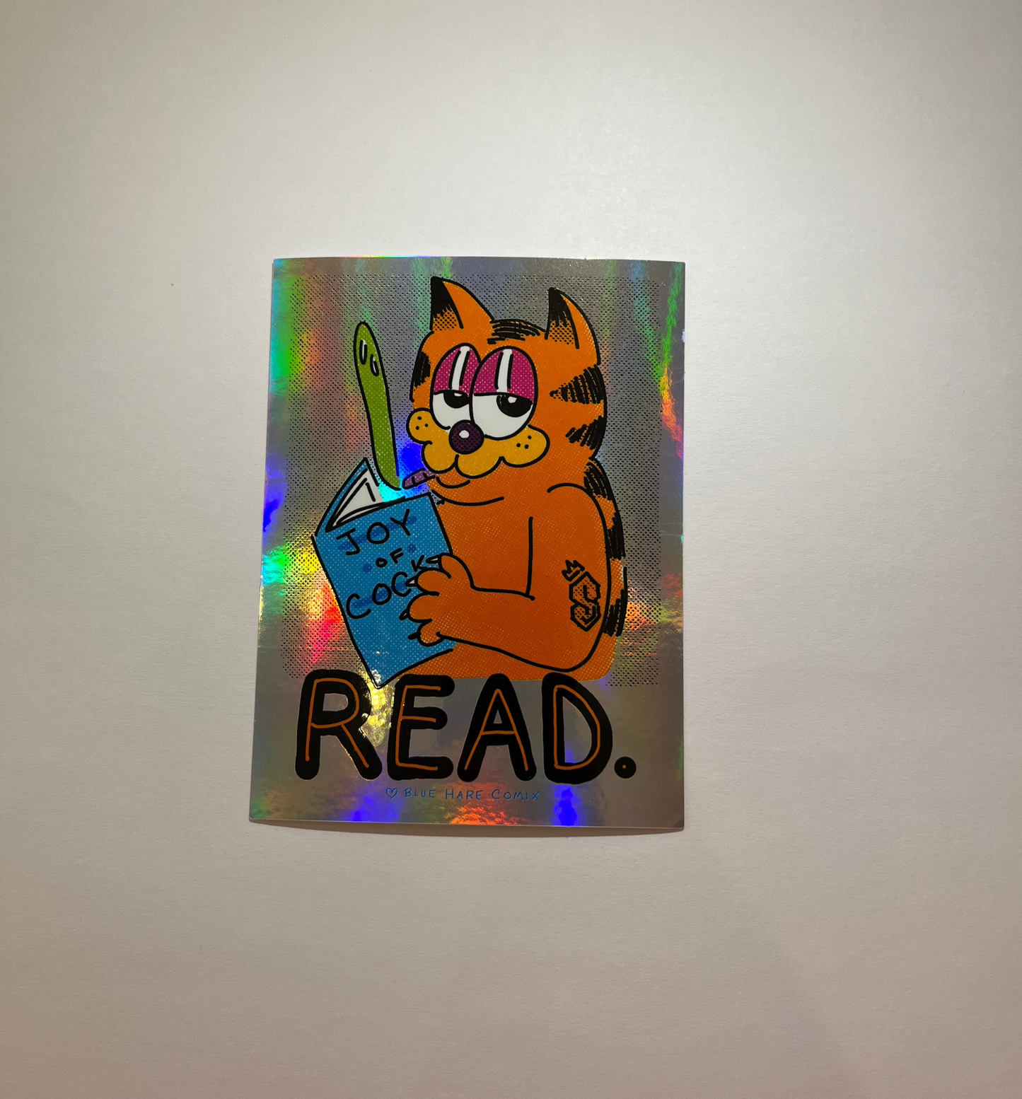 Simon Jane Barfield Says READ Sticker