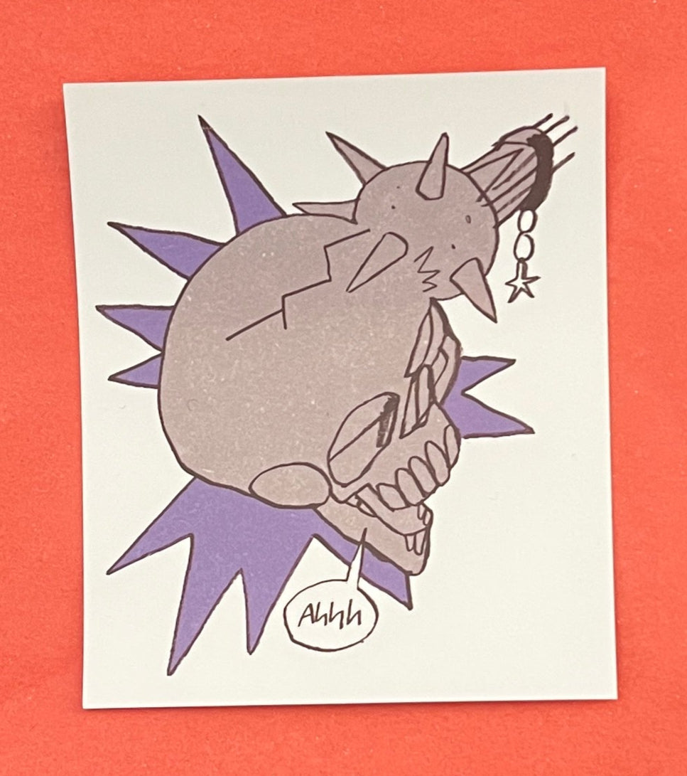 Sticker: Hero Cave - Skull Smash by Syd Madia