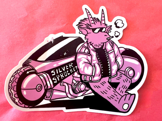 Sticker: Akira Goat by Tina Lugo