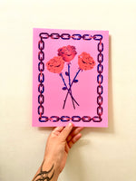 Roses (Pink) (8.5"x11") by Cheeky Chong
