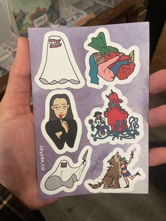 Sugar and other stories sticker sheet by Joy San