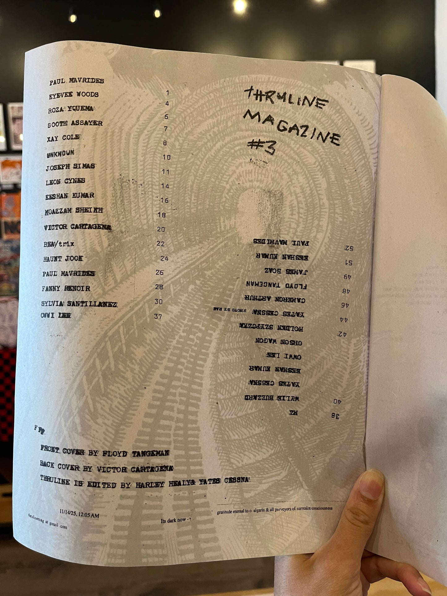 Thruline Issue 3 by Harley Healy and Yates Cessna