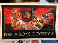 1968: A Boy's Odyssey by Joe Sikoryak