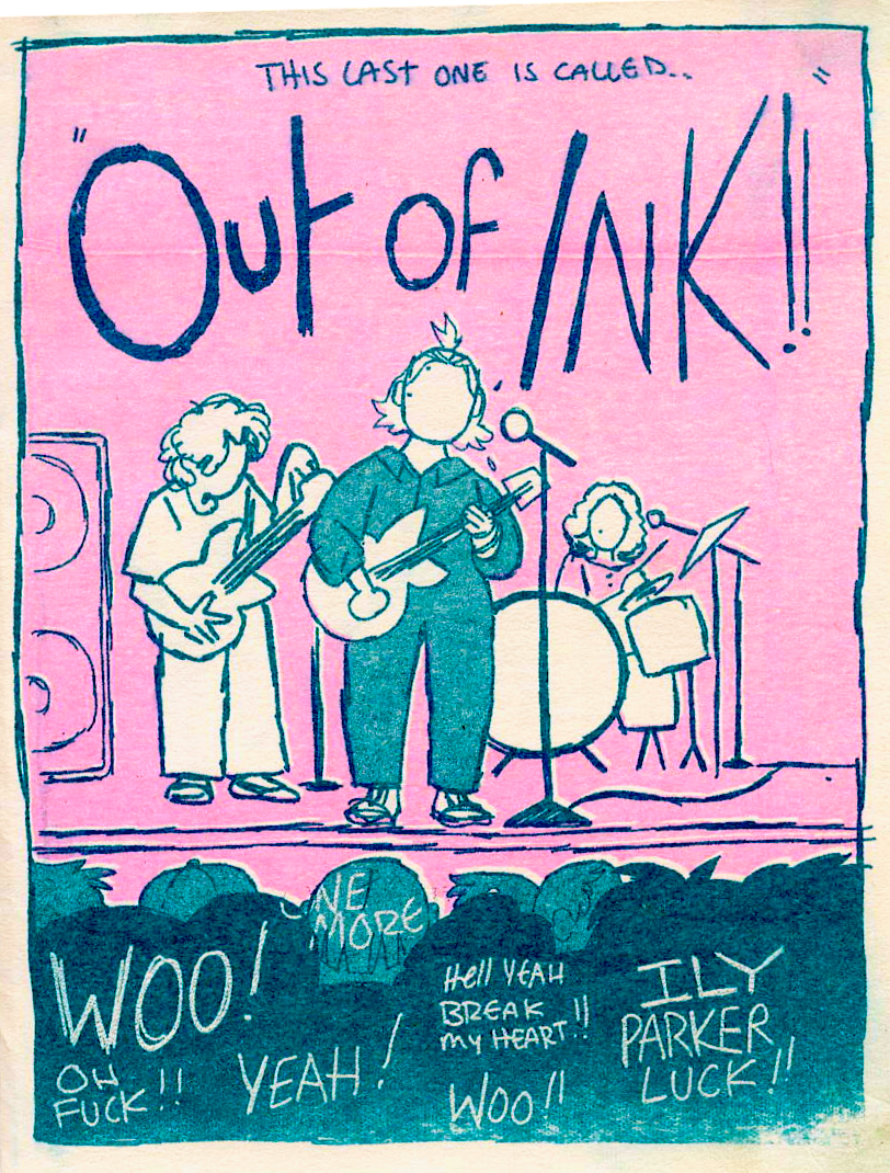 Out of Ink! (2 Color Riso) by Raul Higuera