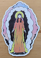 Fungirl Mother Of God sticker by Elizabeth Pich