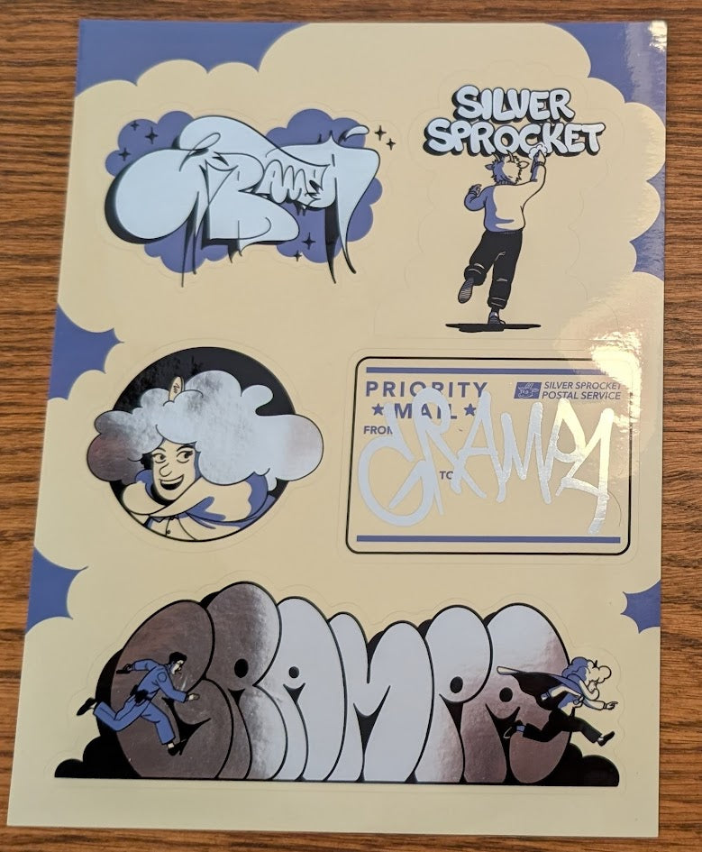 Sticker Sheet: Grampa by Travis Rommereim