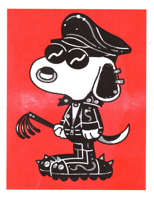 Snoopy of Finland Print by Lonnie Garcia